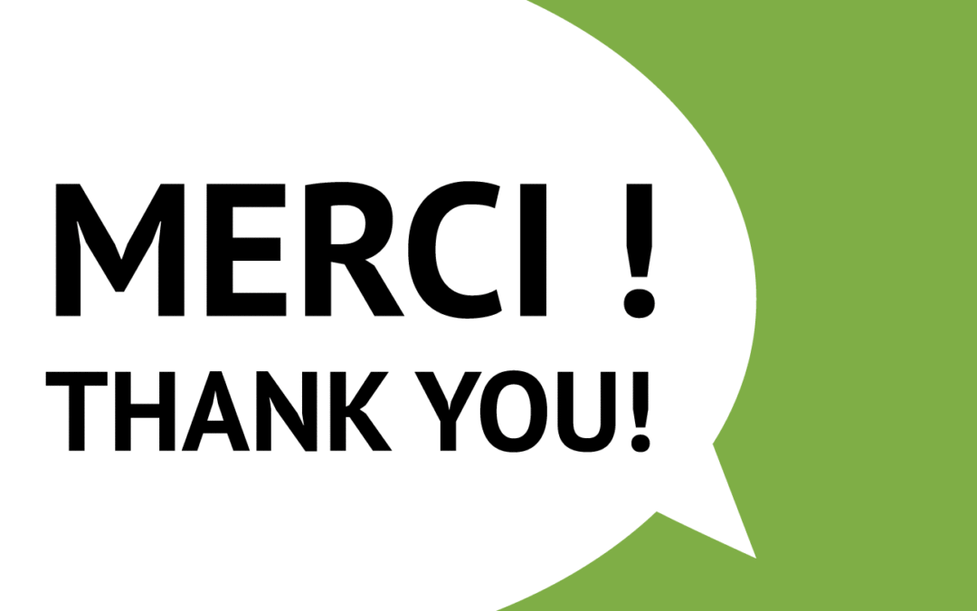 Remerciements à notre clientèle et au personnel de L’Hôpital Vétérinaire de L’Île-Perrot